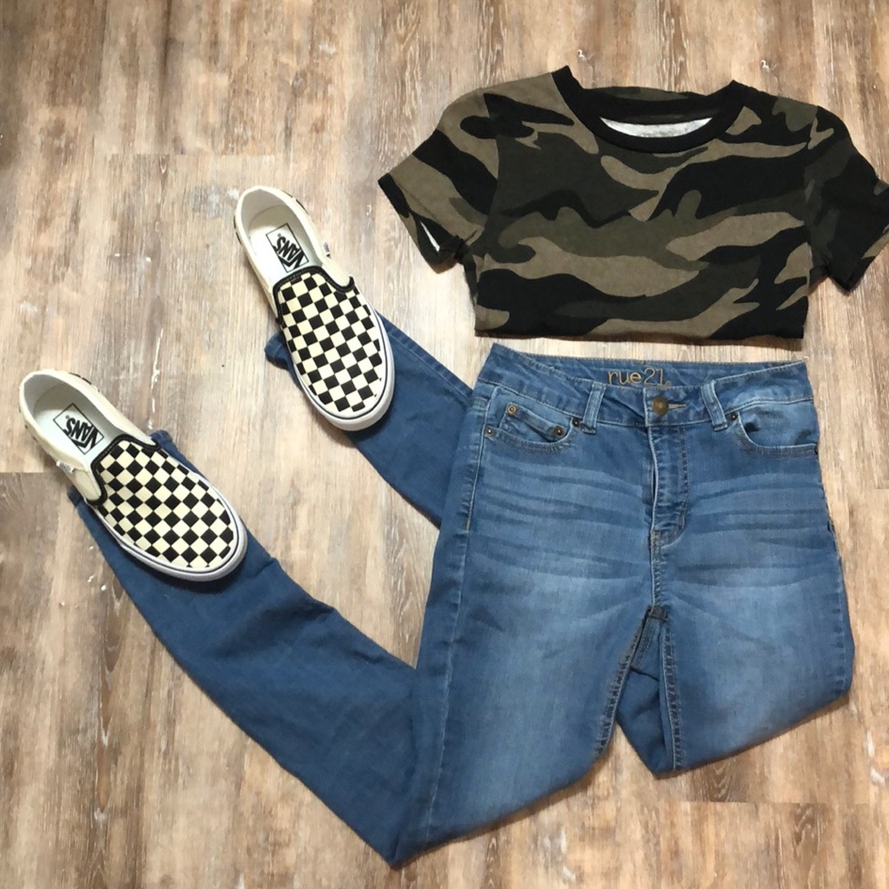 Rue 21 high waisted blue jean